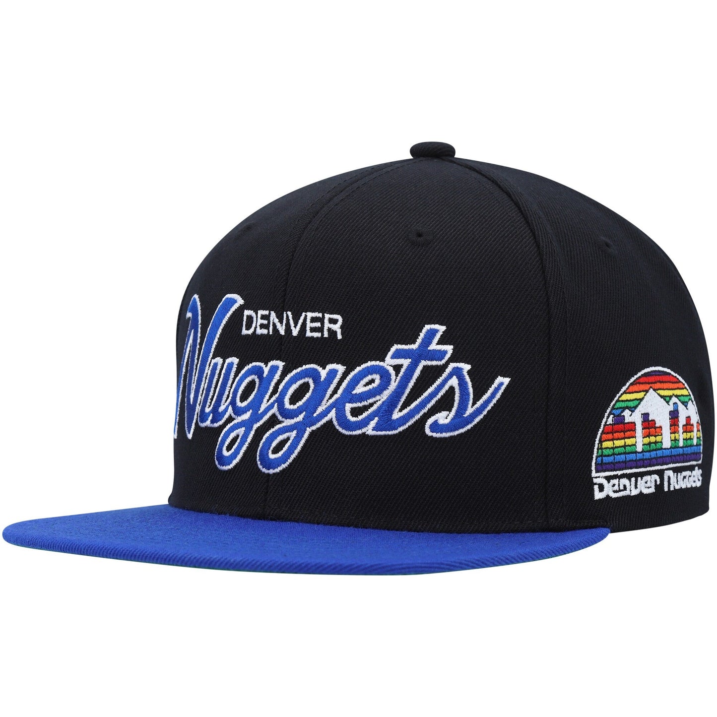 Mitchell & Ness Men's NBA Team Script 2.0 Snapback Hwc Nuggets Snapback Caps
