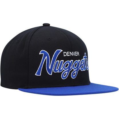 Mitchell & Ness Men's NBA Team Script 2.0 Snapback Hwc Nuggets Snapback Caps