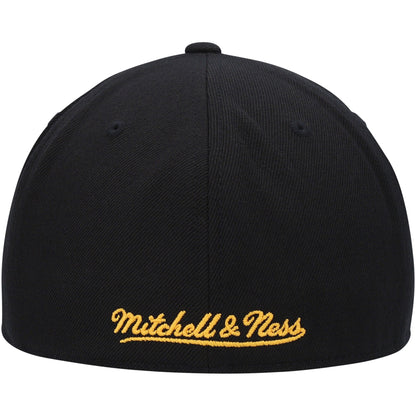 Mitchell & Ness Men's NBA Foundation Script Fitted Hwc Warriors Fitted Caps