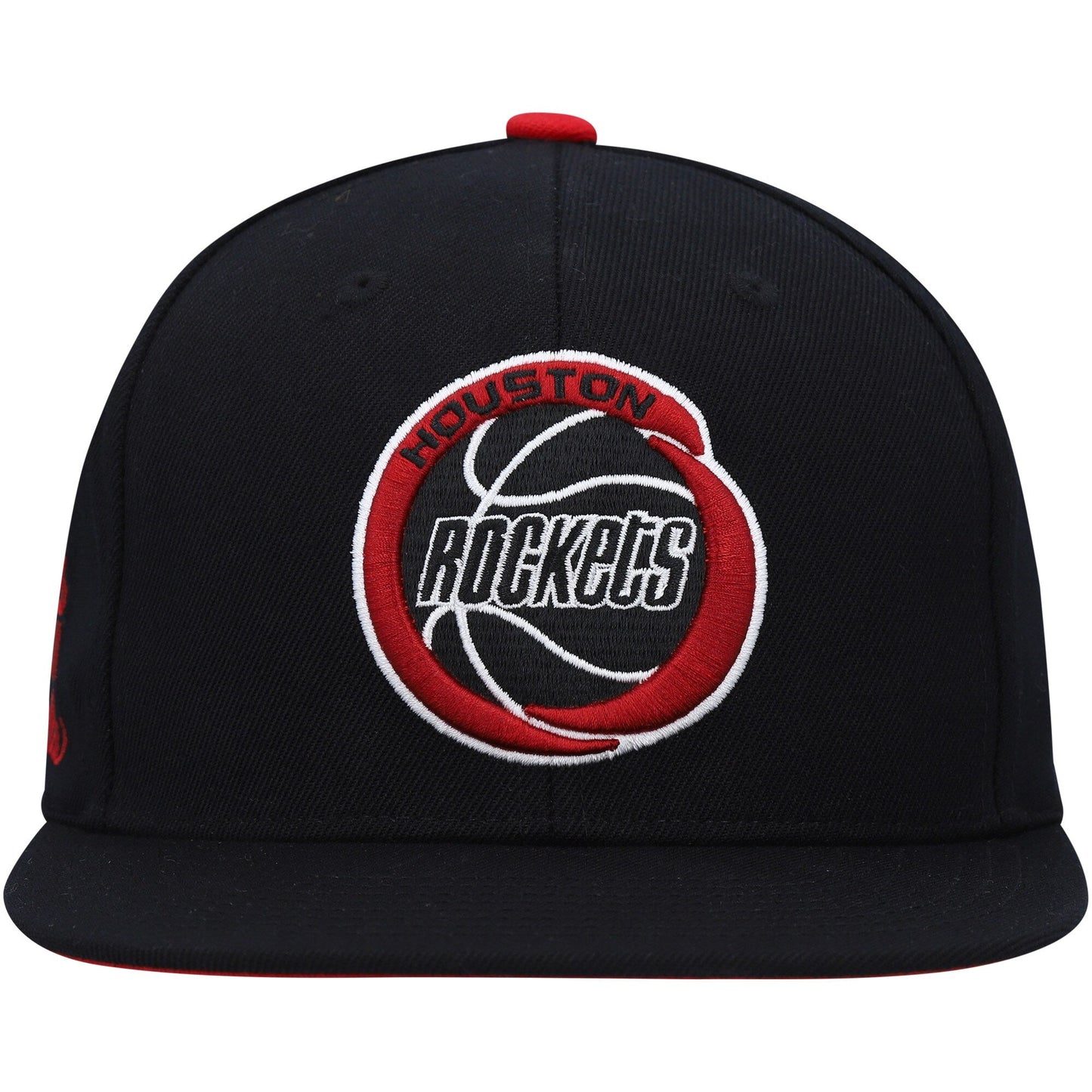 Men's Mitchell & Ness NBA Born And Bred Snapback Hwc Rockets - Black