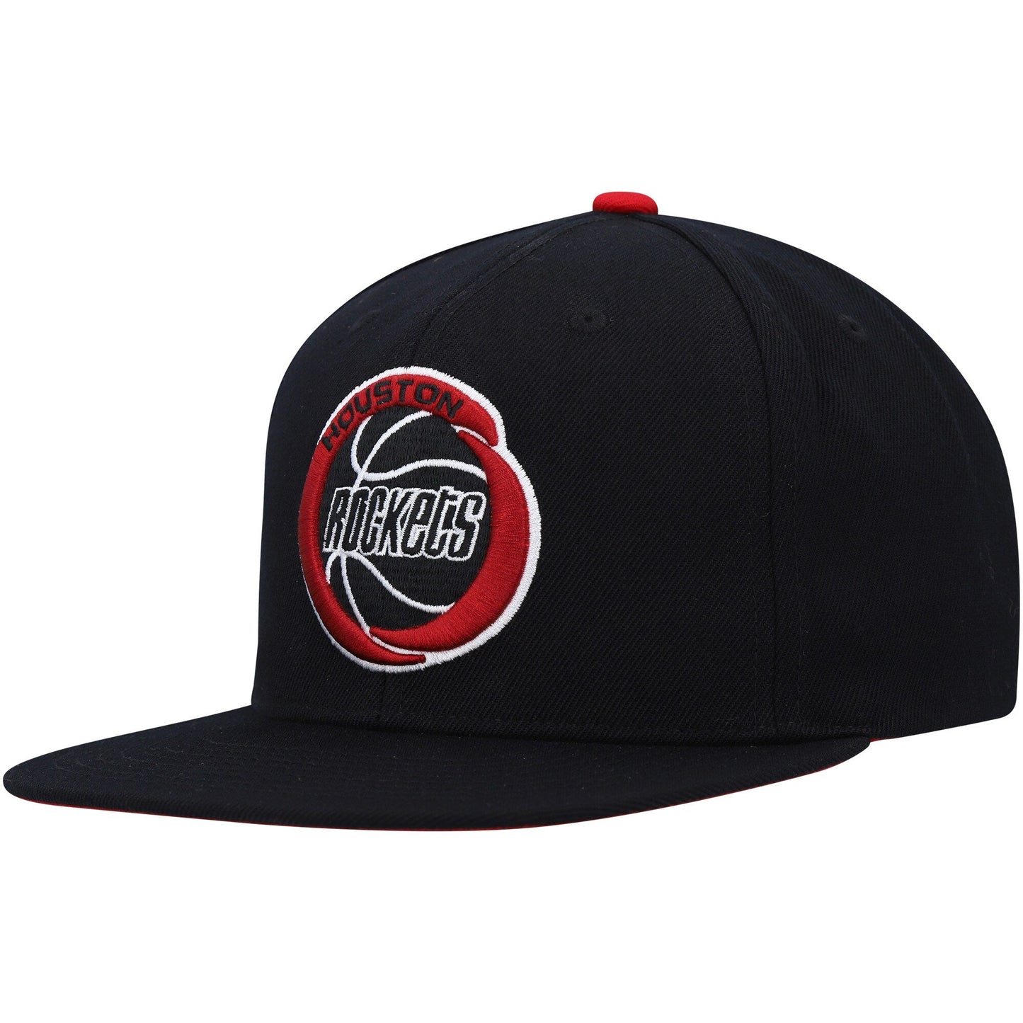 Men's Mitchell & Ness NBA Born And Bred Snapback Hwc Rockets - Black