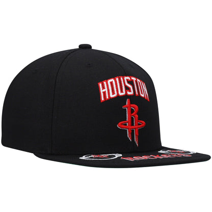 Mitchell & Ness Men's NBA Front Loaded Snapback Rockets Snapback Caps