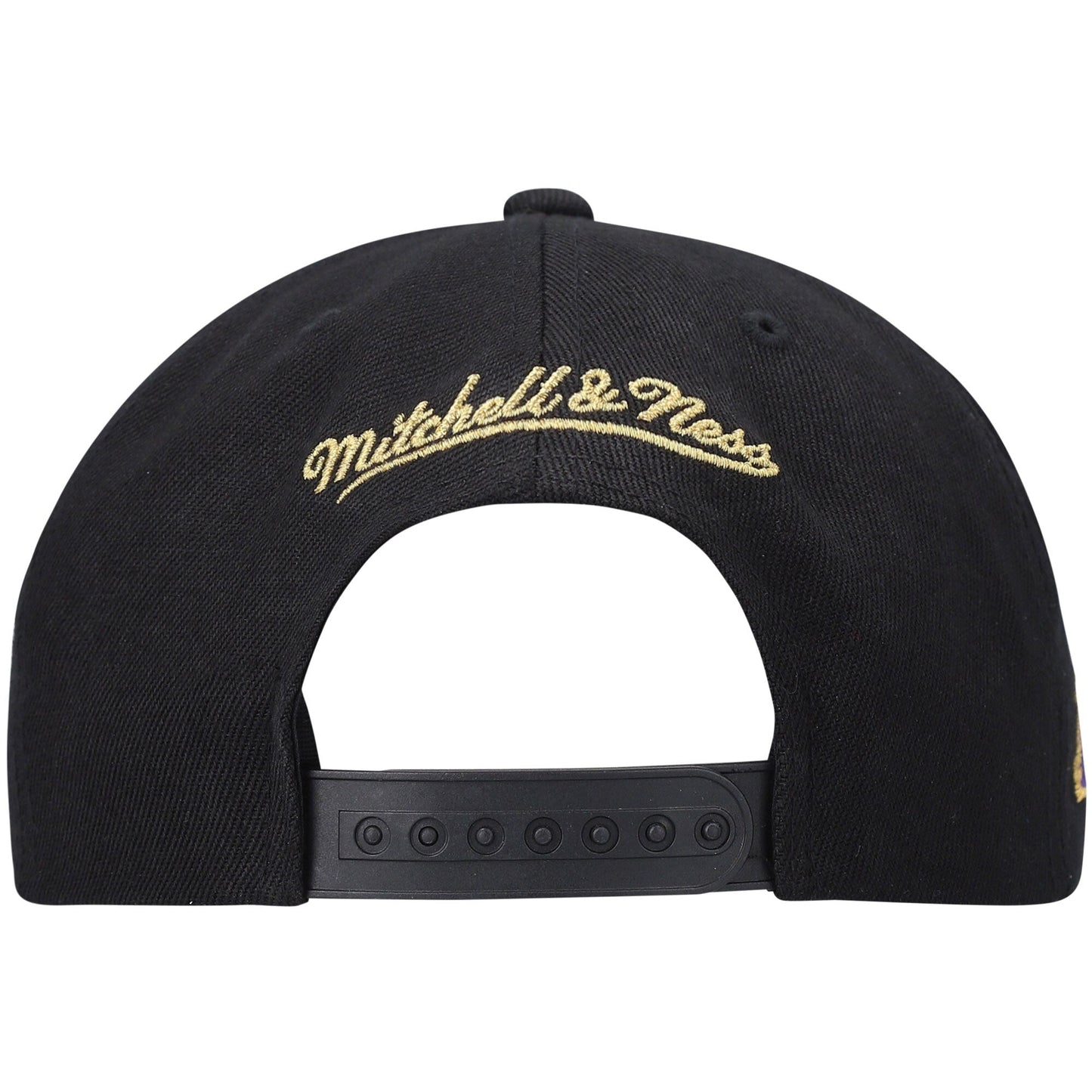Men's Mitchell & Ness NBA 75Th Gold Snapback Rockets - Black