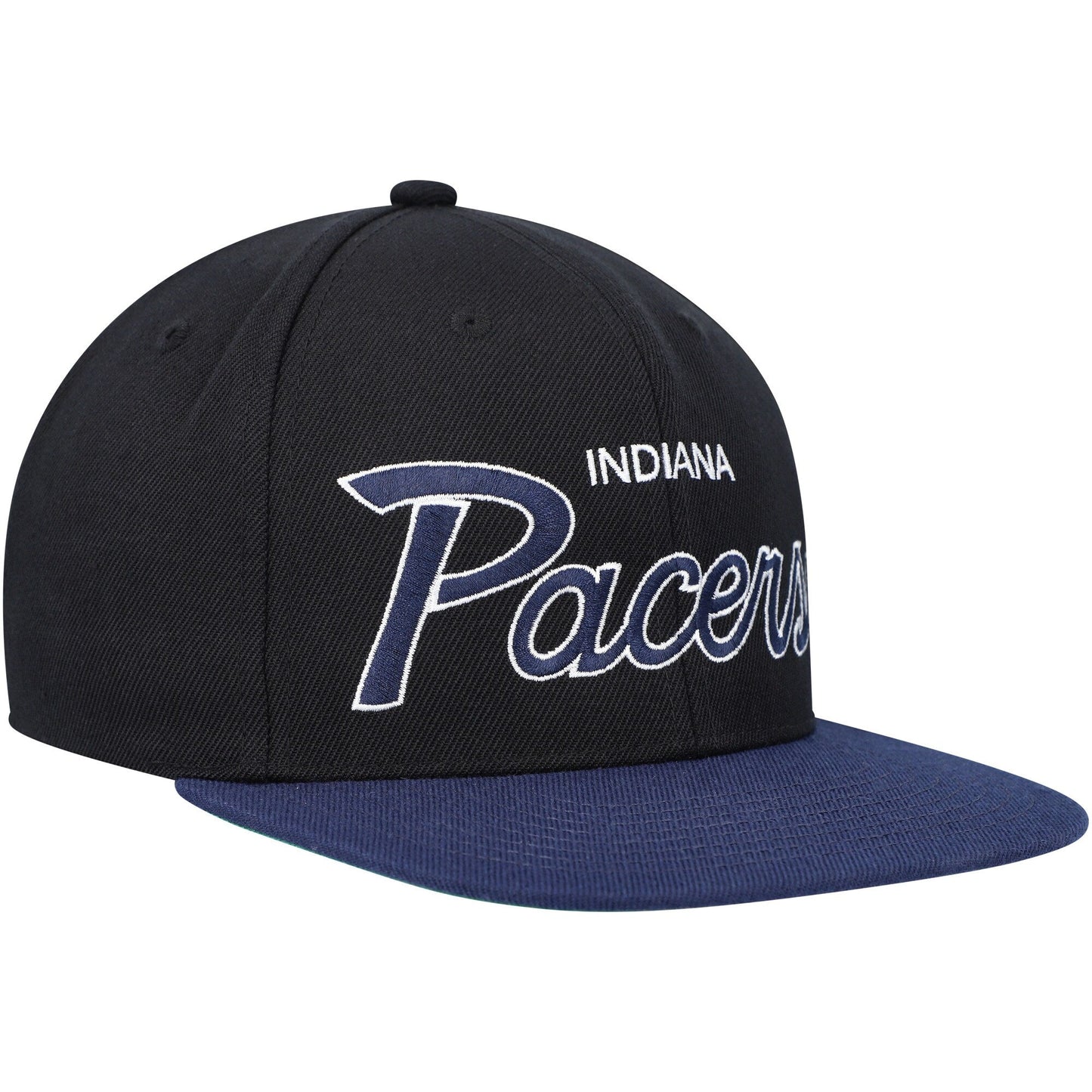 Mitchell & Ness Men's NBA Team Script 2.0 Snapback Hwc Pacers Snapback Caps