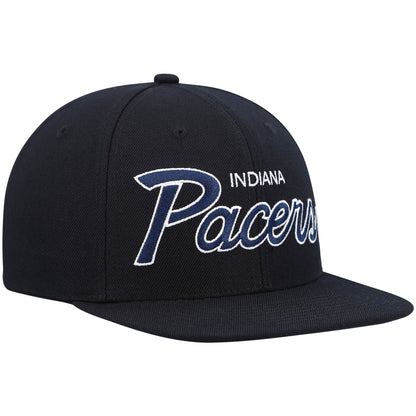 Mitchell & Ness Men's NBA Team Script 2.0 Snapback Pacers