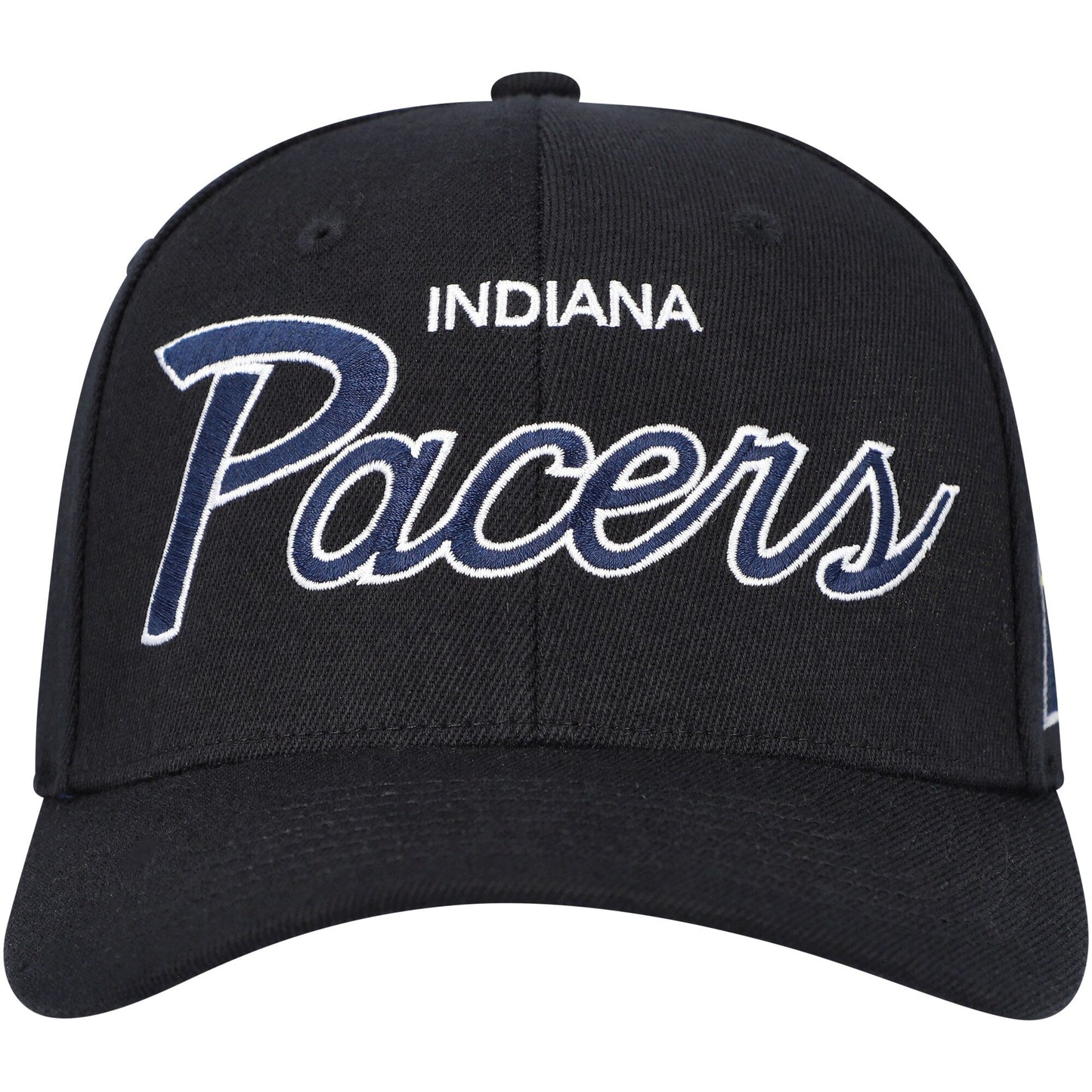 Mitchell & Ness Men's NBA Team Script 2.0 Stretch Snapback Pacers Snapback Caps