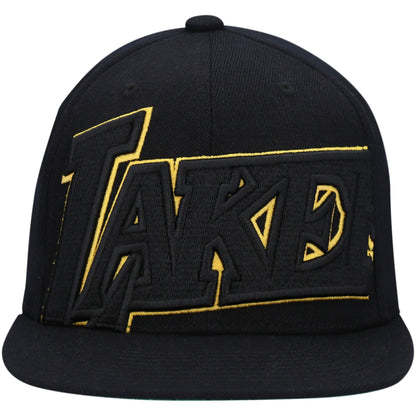 Mitchell & Ness Men's NBA Cropped Xl Snapback Lakers Snapback Caps