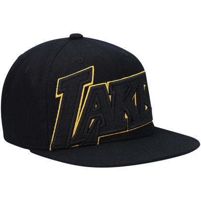 Mitchell & Ness Men's NBA Cropped Xl Snapback Lakers Snapback Caps