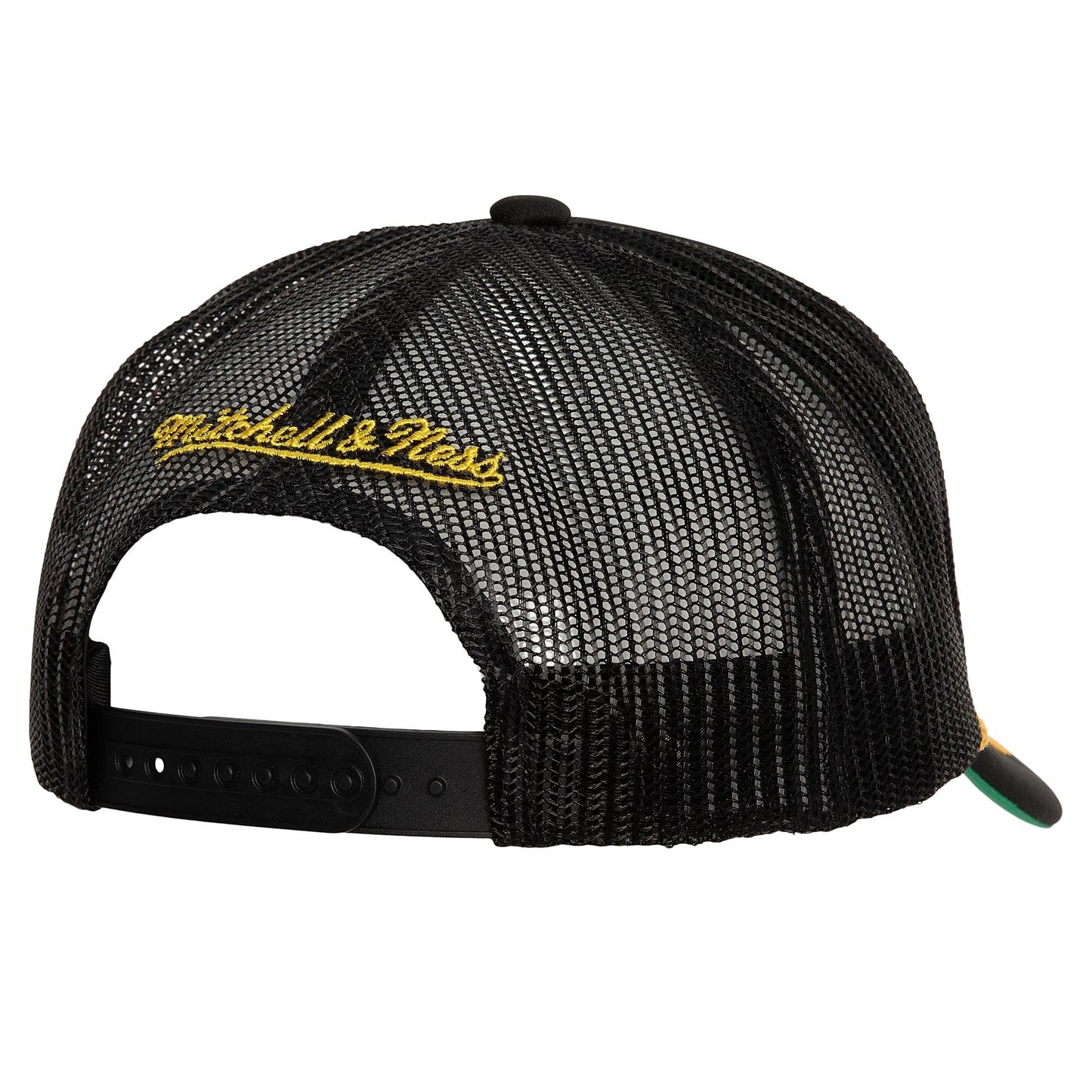 Mitchell & Ness Men's NBA Gold Leaf Trucker Hwc Lakers Ball Caps