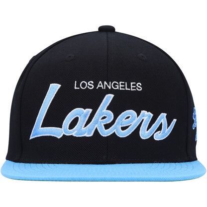 Mitchell & Ness Men's NBA Team Script 2.0 Snapback Hwc Lakers Snapback Caps
