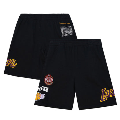 Mitchell & Ness Men's NBA Team Origins Fleece Shorts Lakers