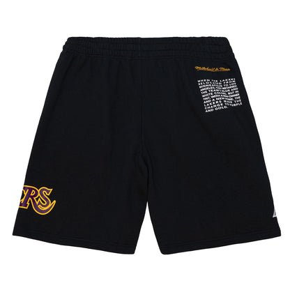 Mitchell & Ness Men's NBA Team Origins Fleece Shorts Lakers