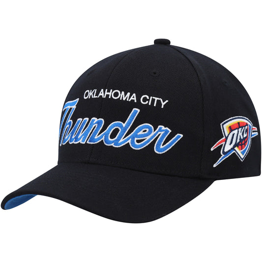 Mitchell & Ness Men's NBA Team Script 2.0 Stretch Snapback Thunder