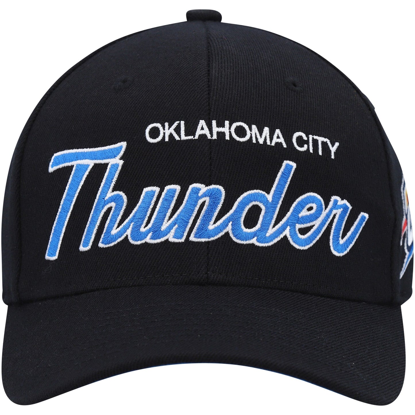 Mitchell & Ness Men's NBA Team Script 2.0 Stretch Snapback Thunder