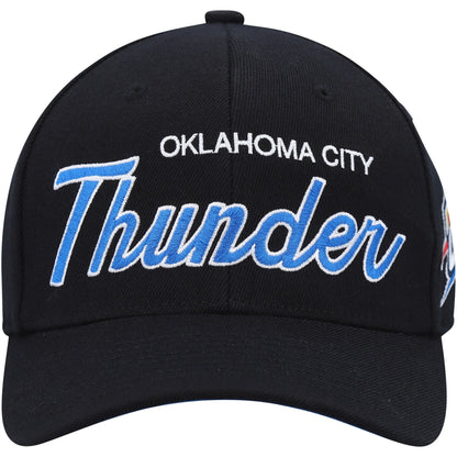 Mitchell & Ness Men's NBA Team Script 2.0 Stretch Snapback Thunder
