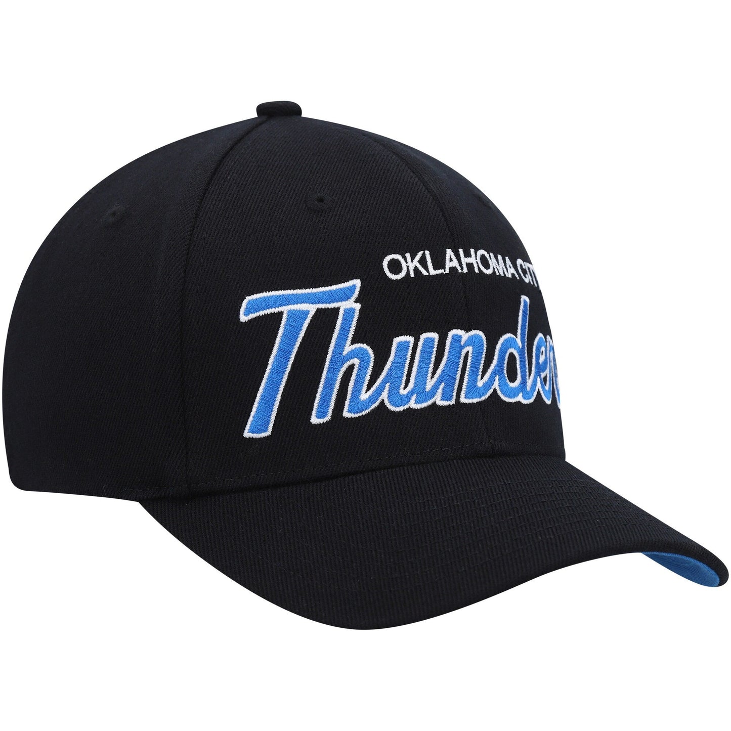Mitchell & Ness Men's NBA Team Script 2.0 Stretch Snapback Thunder