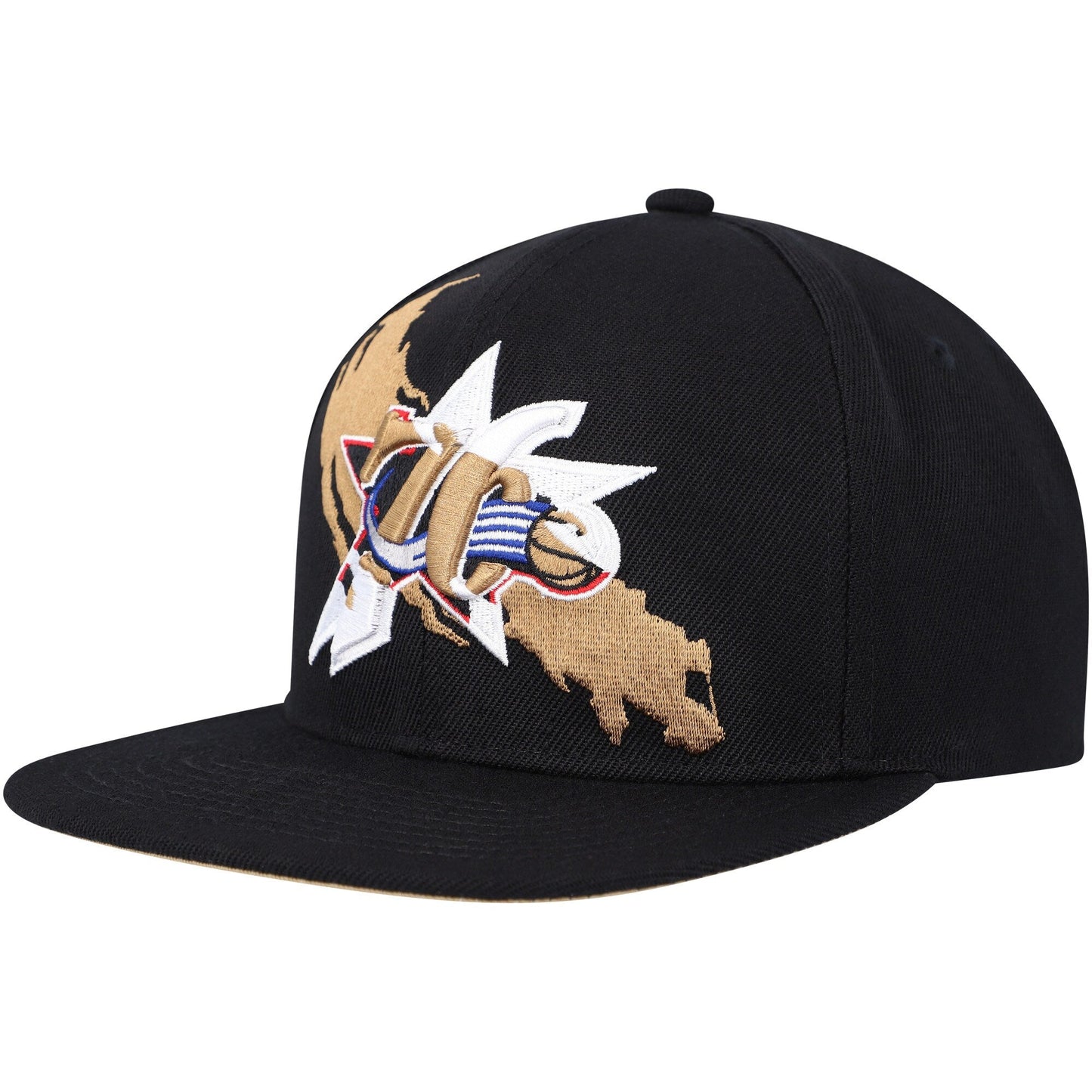 Mitchell & Ness Men's NBA Paint By Number Snapback Hwc 76Ers Snapback Caps