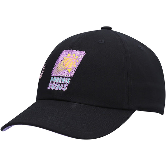 Men's Mitchell & Ness NBA Sidewalk Sketch Strapback Hwc Suns