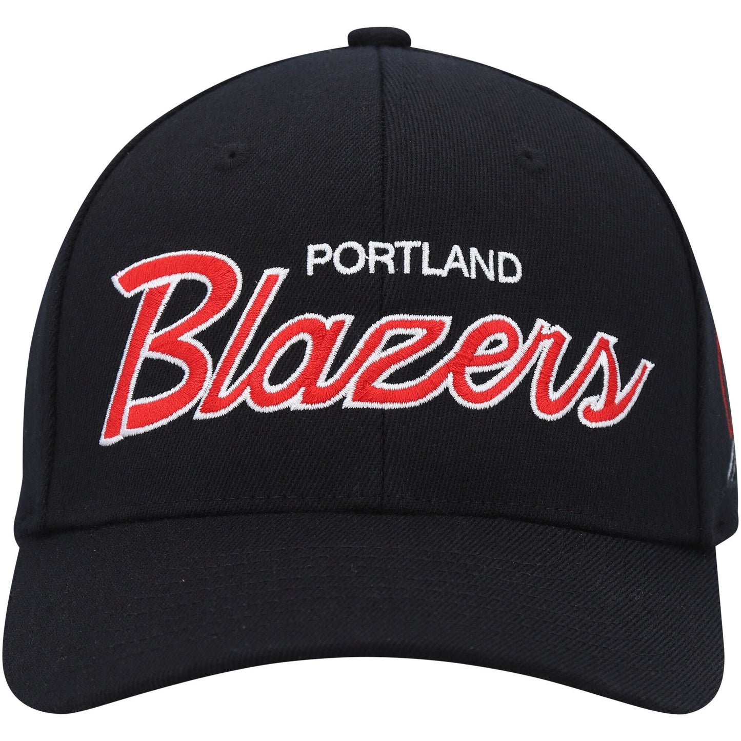 Men's Mitchell & Ness NBA Team Script 2.0 Stretch Snapback Trail Blazers