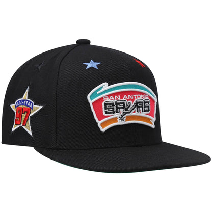Mitchell & Ness Men's NBA San Antonio Spurs 97 Top Star Snapback