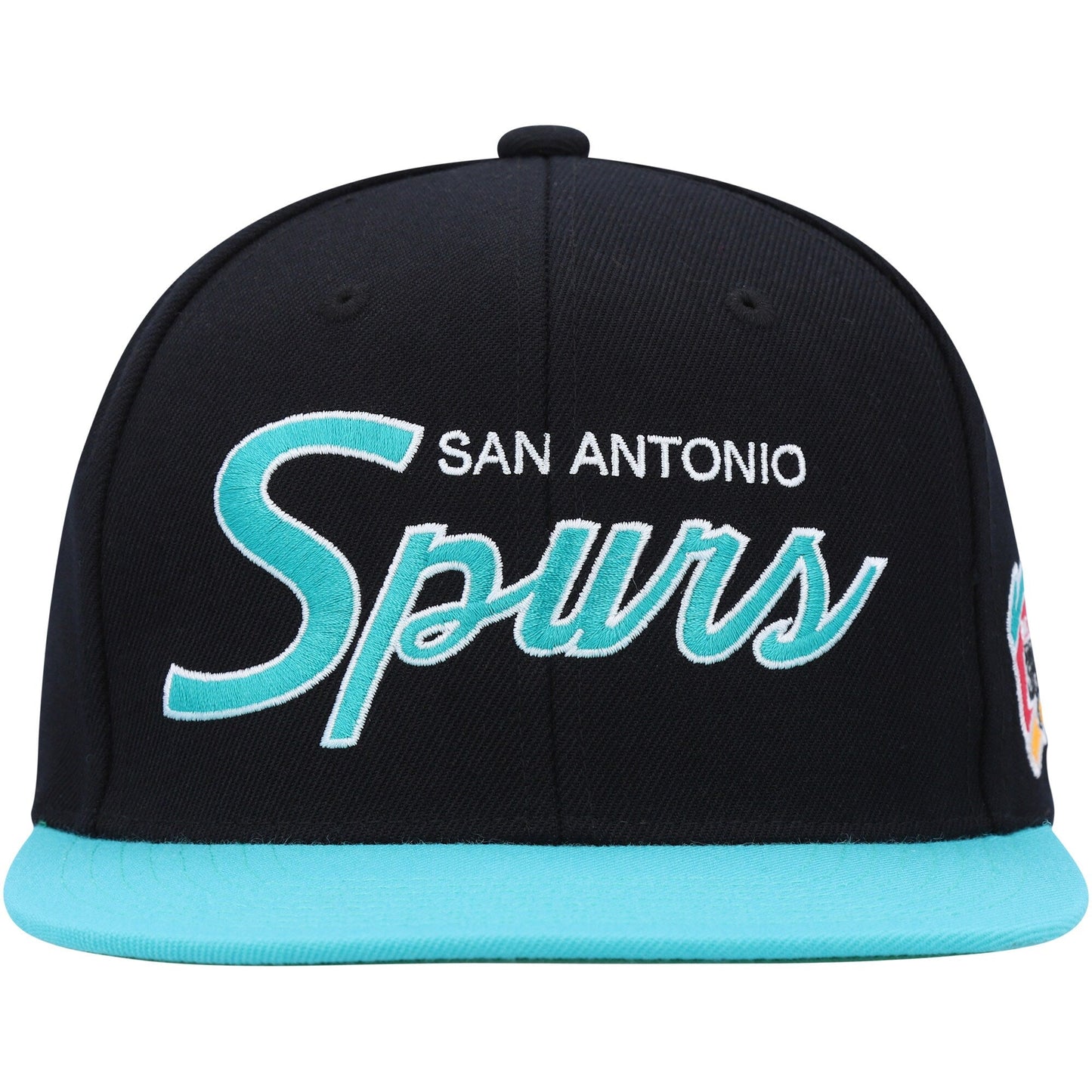 Mitchell & Ness Men's NBA Team Script 2.0 Snapback Hwc Spurs Snapback Caps