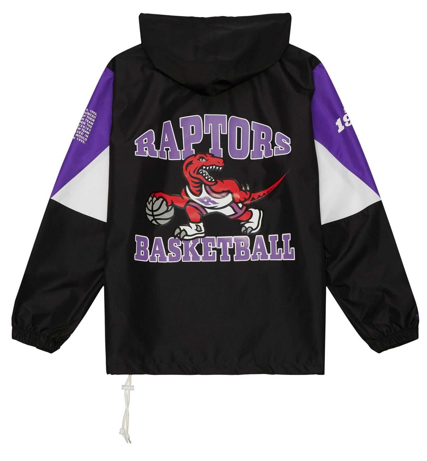Mitchell & Ness Men's NBA Team Origins Pullover Anorak Raptors
