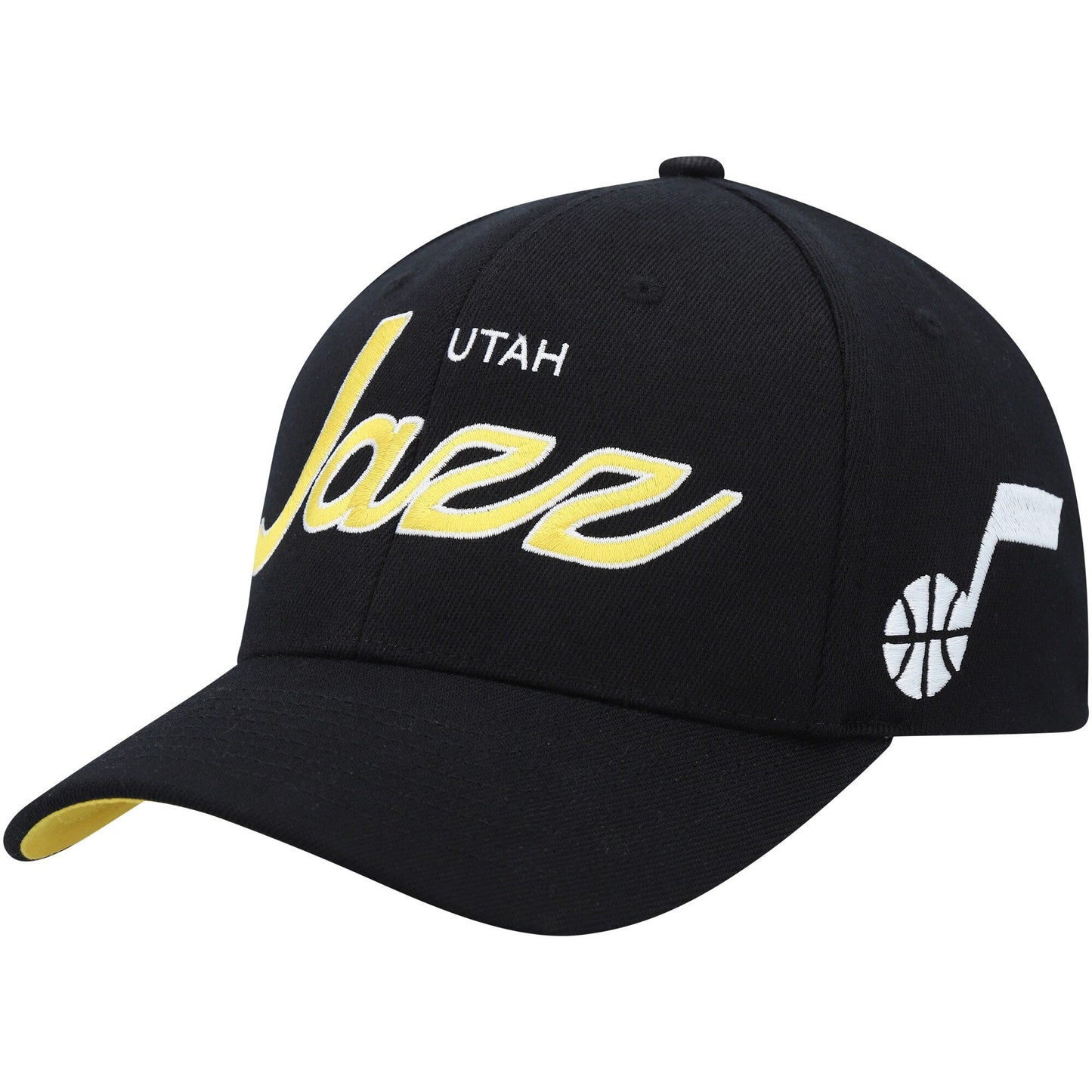 Mitchell & Ness Men's NBA Team Script 2.0 Stretch Snapback Jazz