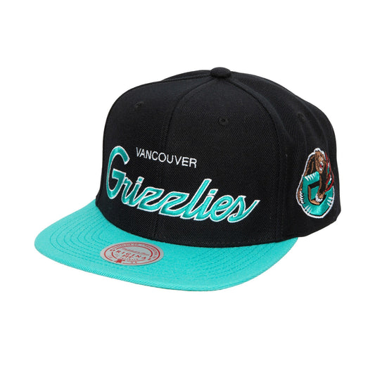 Men's Mitchell & Ness NBA Team Script 2.0 Snapback Hwc Grizzlies