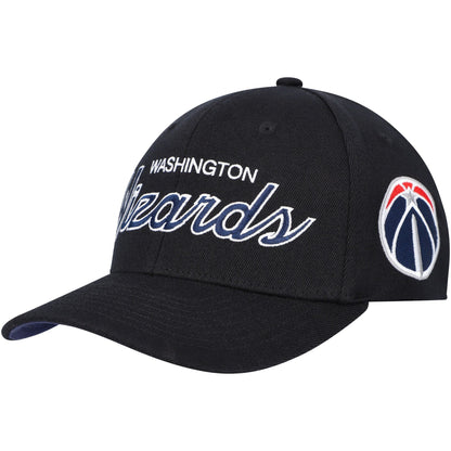 Mitchell & Ness Men's NBA Team Script 2.0 Stretch Snapback Wizards Snapback Caps