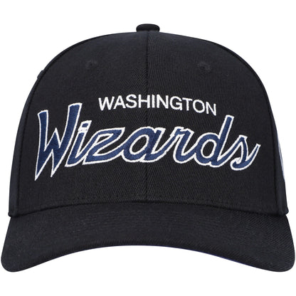 Mitchell & Ness Men's NBA Team Script 2.0 Stretch Snapback Wizards Snapback Caps