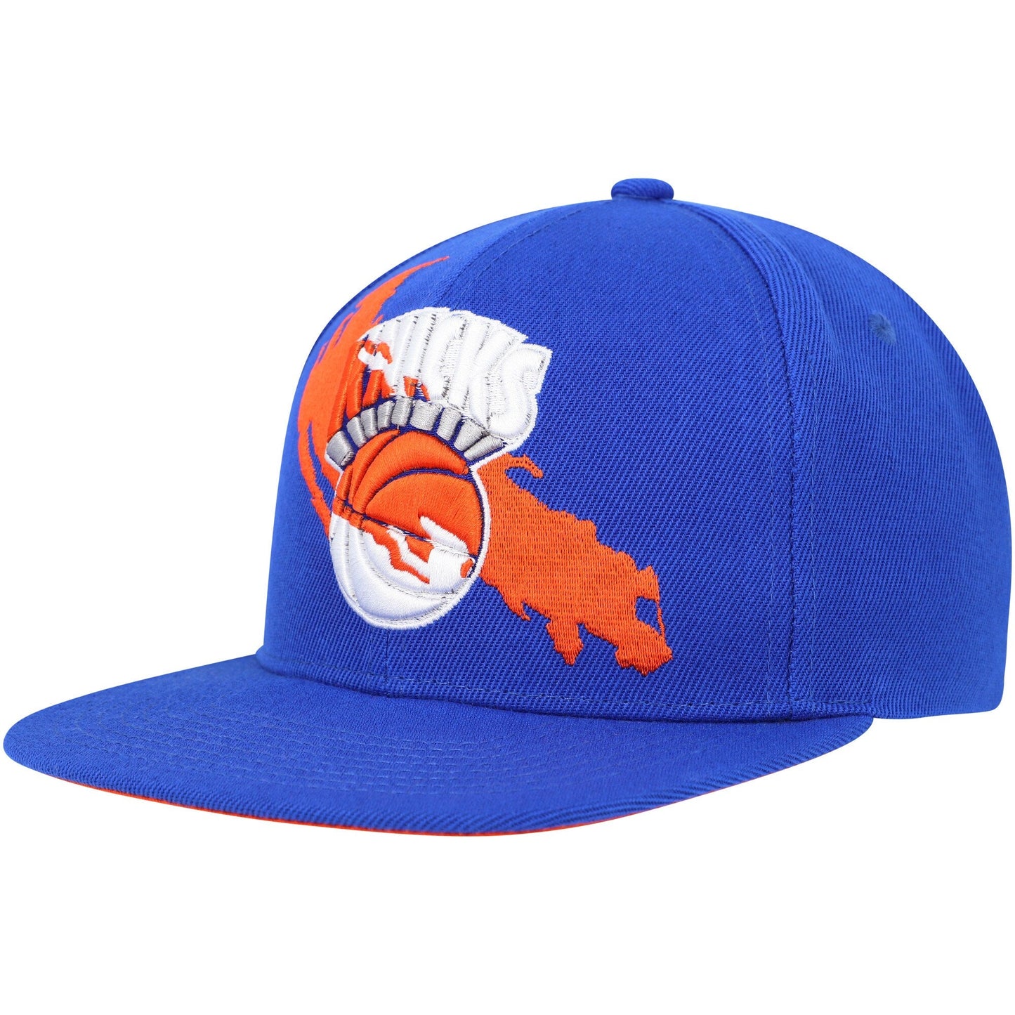 Men's Mitchell & Ness NBA Paint By Number Snapback Hwc Knicks - Blue