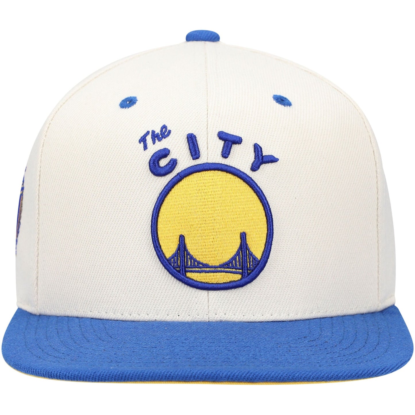 Men's Mitchell & Ness NBA Sail 2 Tone Snapback Hwc Warriors