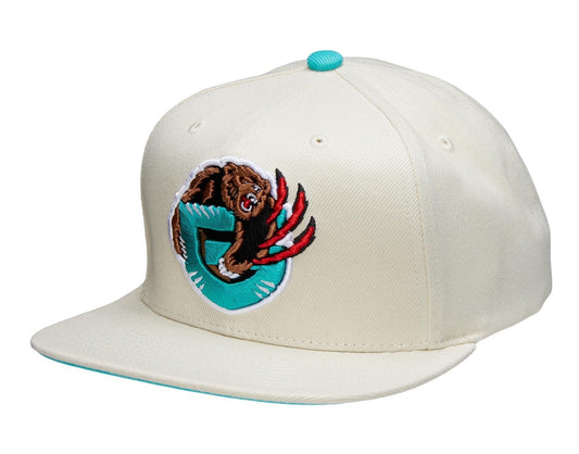 Mitchell & Ness Men's NBA Vancouver Grizzlies Off White Snapback
