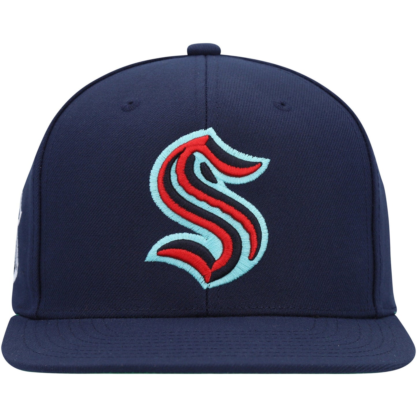 Men's Mitchell & Ness Nhl Alternate Flip Snapback Kraken - Navy