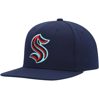 Mitchell & Ness Men's NHL Alternate Flip Snapback Kraken Snapback Caps