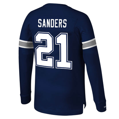 Mitchell & Ness Men's NFL N&N Ls Tee Cowboys 1996 Deion Sanders Long Sleeve Shirts