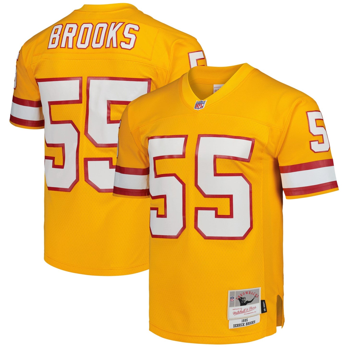 Men's Mitchell & Ness NFL Legacy Jersey Buccaneers 1995 Derrick Brooks