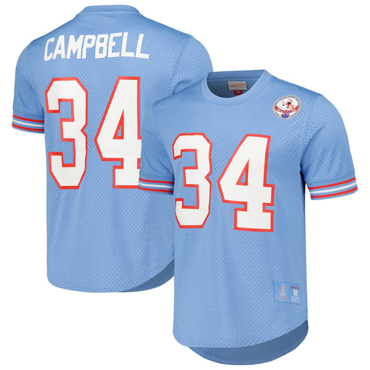 Men's Mitchell & Ness NFL N&N Mesh Crewneck Oilers 1983 Earl Campbell