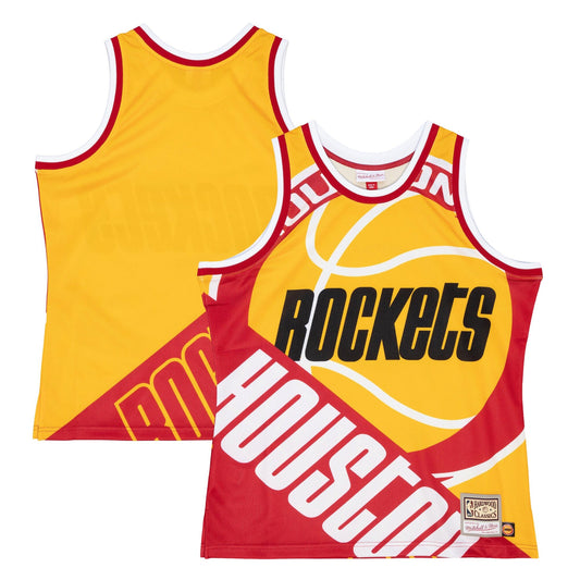 Mitchell & Ness Men's Big Face Fashion Tank 5.0 Rockets Tank Tops