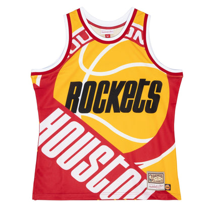 Mitchell & Ness Men's Big Face Fashion Tank 5.0 Rockets Tank Tops