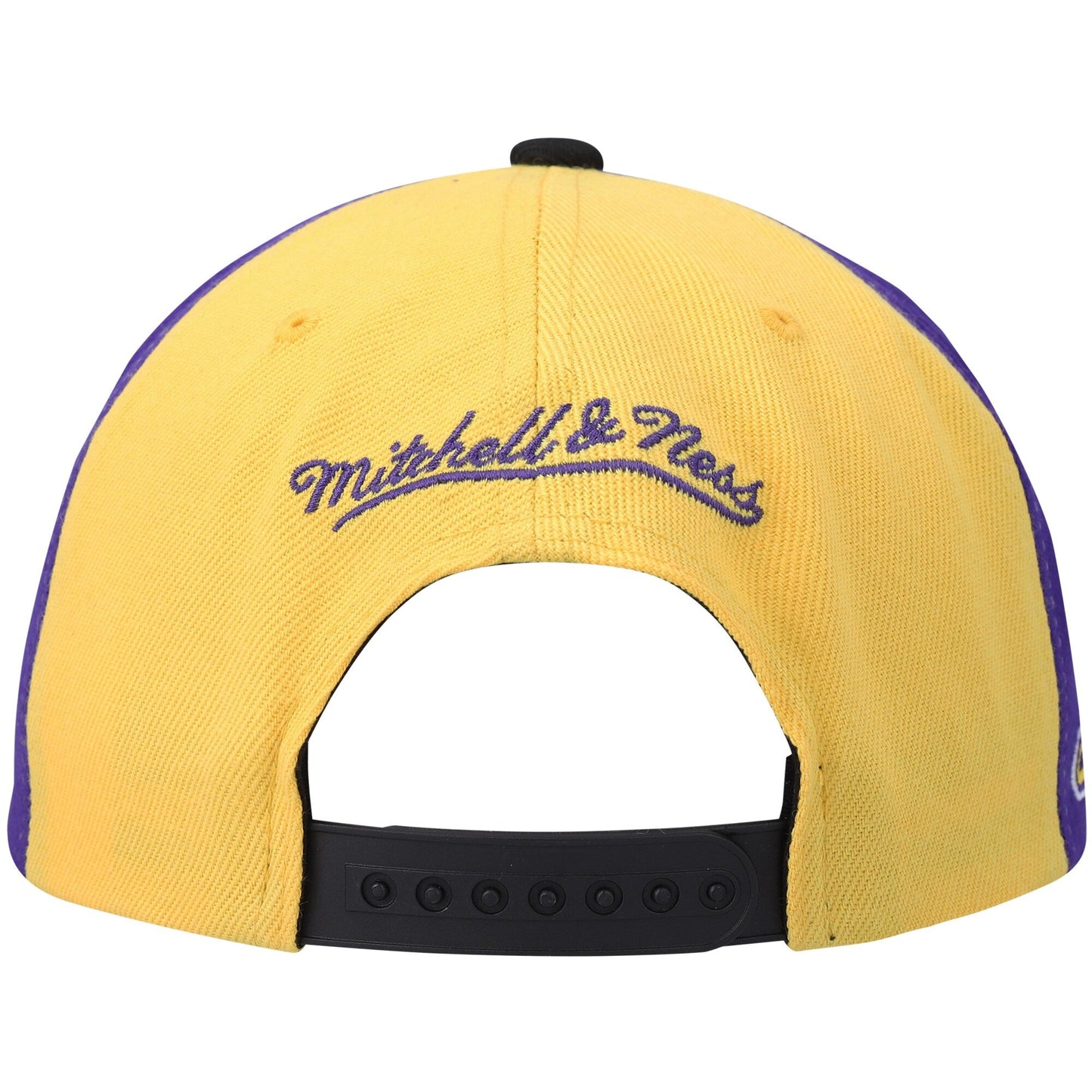 Mitchell & Ness Men's NBA On The Block Snapback Lakers Snapback Caps