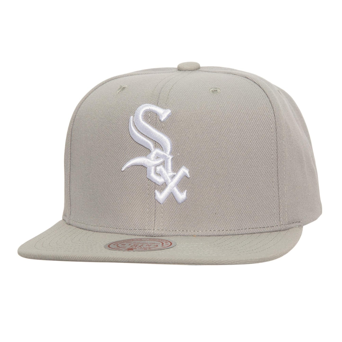 Mitchell & Ness Men's MLB Evergreen Grey White Snapback White Sox Snapback Caps