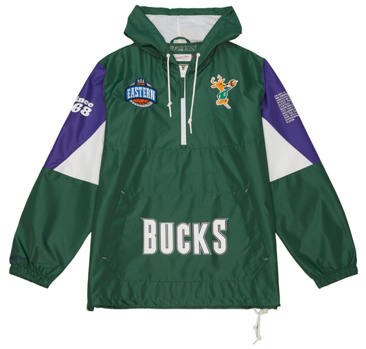 Mitchell & Ness Men's NBA Team Origins Pullover Anorak Bucks