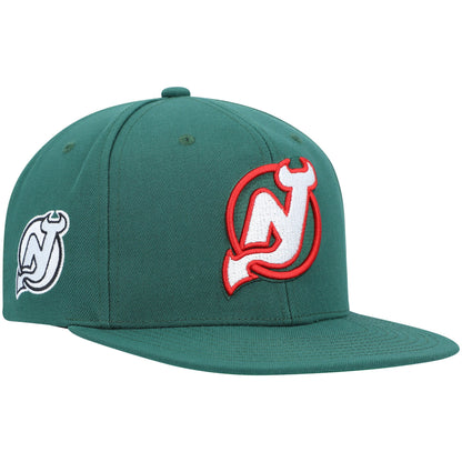 Mitchell & Ness Men's NHL Alternate Flip Snapback Devils Green