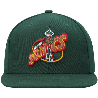 Mitchell & Ness Men's NBA Team Ground 2.0 Snapback Hwc Supersonics Snapback Caps