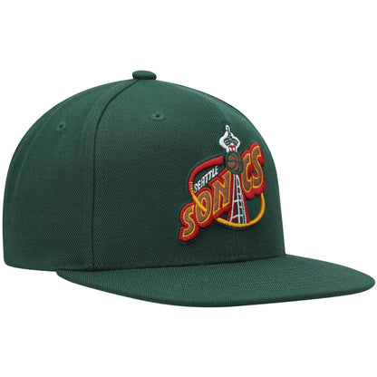 Mitchell & Ness Men's NBA Team Ground 2.0 Snapback Hwc Supersonics Snapback Caps