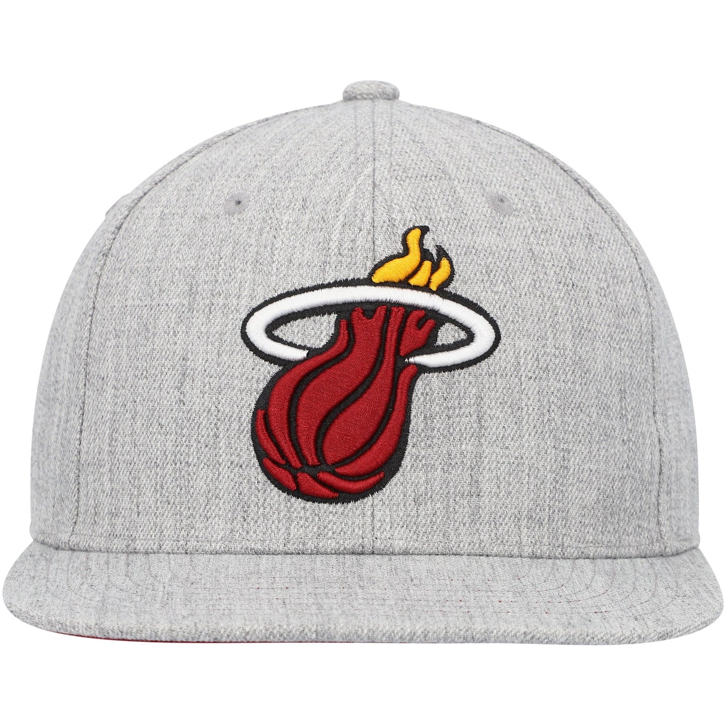 Mitchell & Ness Men's NBA Team Heather 2.0 Snapback Heat Snapback Caps