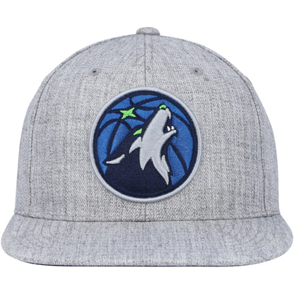 Mitchell & Ness Men's NBA Team Heather 2.0 Snapback Timberwolves Snapback Caps