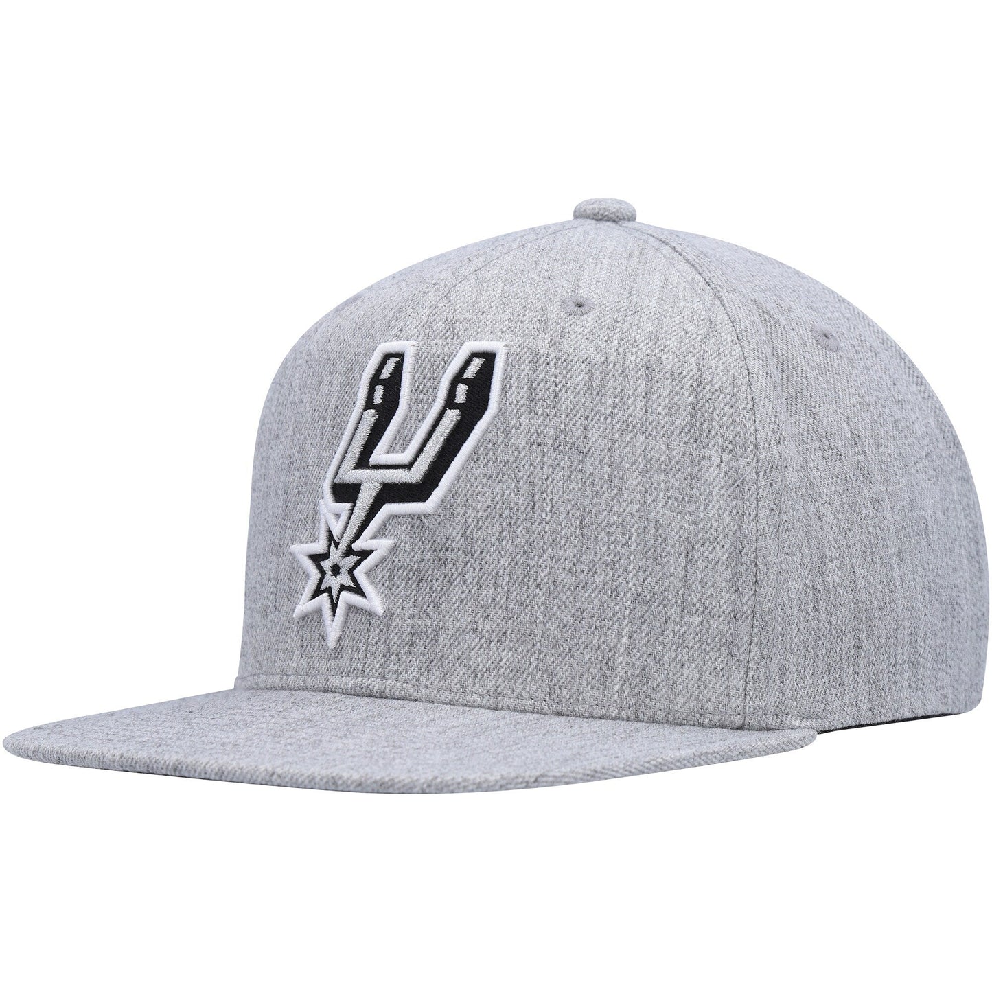 Mitchell & Ness Men's NBA Team Heather 2.0 Snapback Spurs Snapback Caps