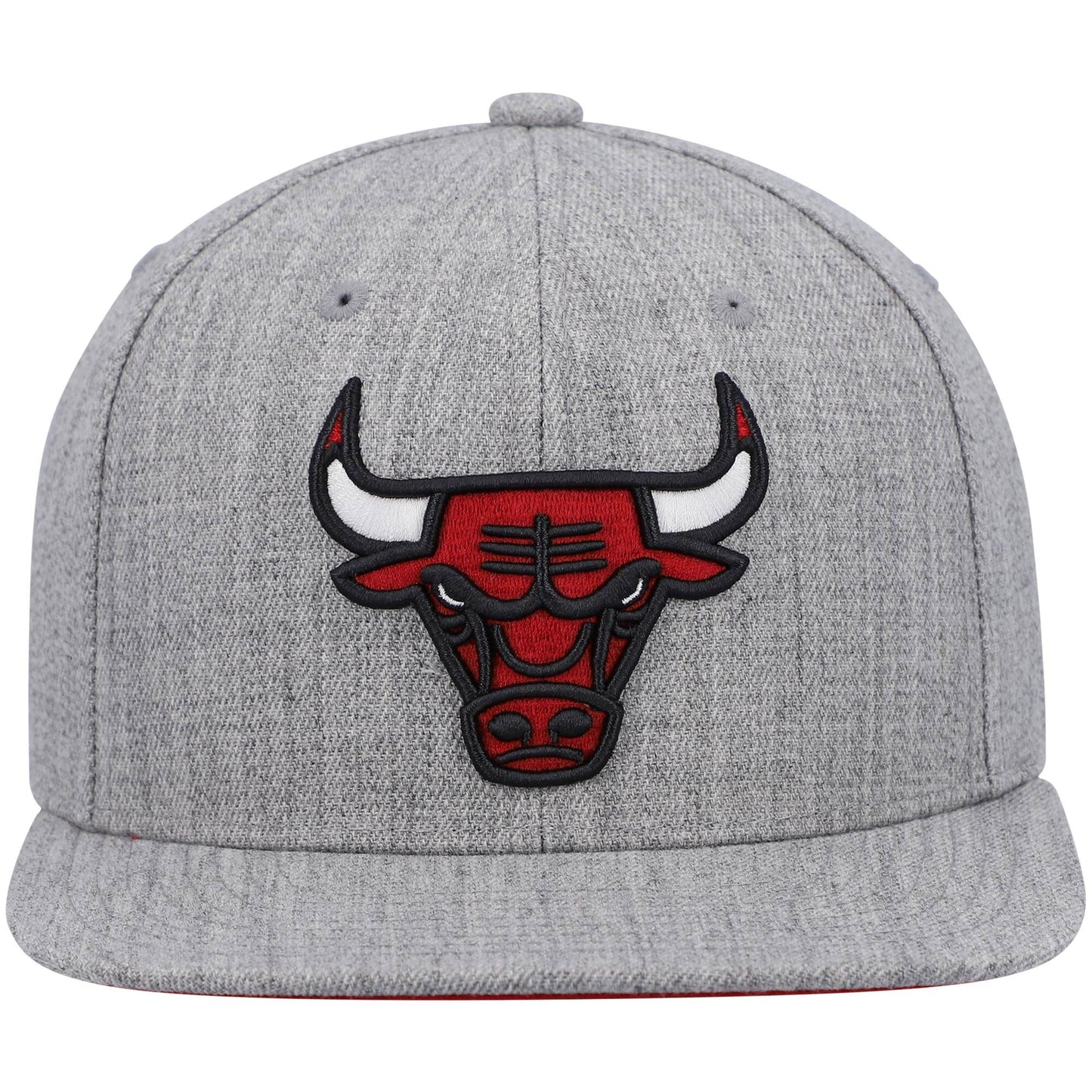 Men's Mitchell & Ness NBA Team Heather 2.0 Snapback Bulls